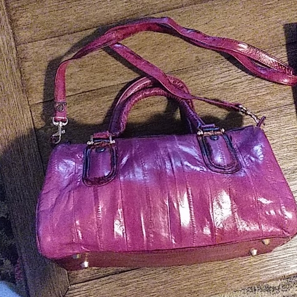 eelskin Handbags - NWOT genuine eelskin handbag